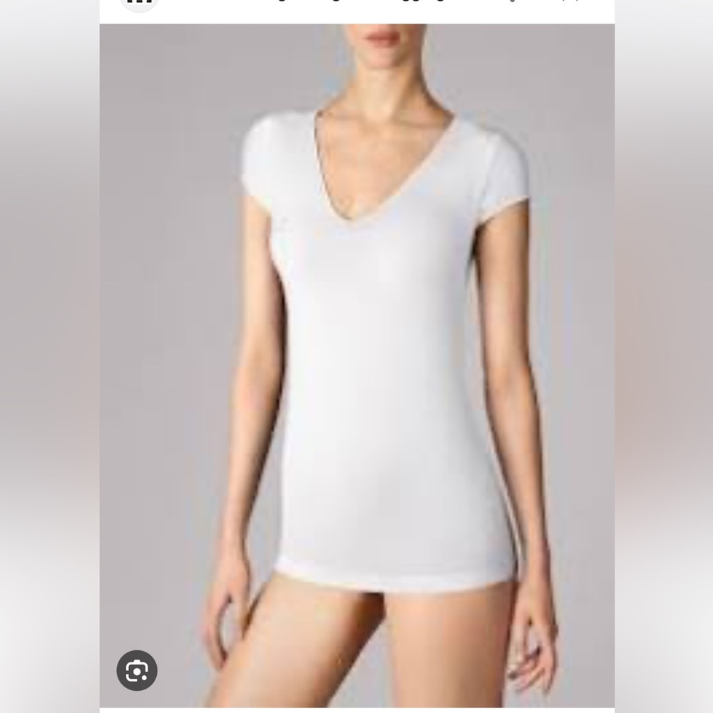 NWT- Wolford- Honolulu shirt in white